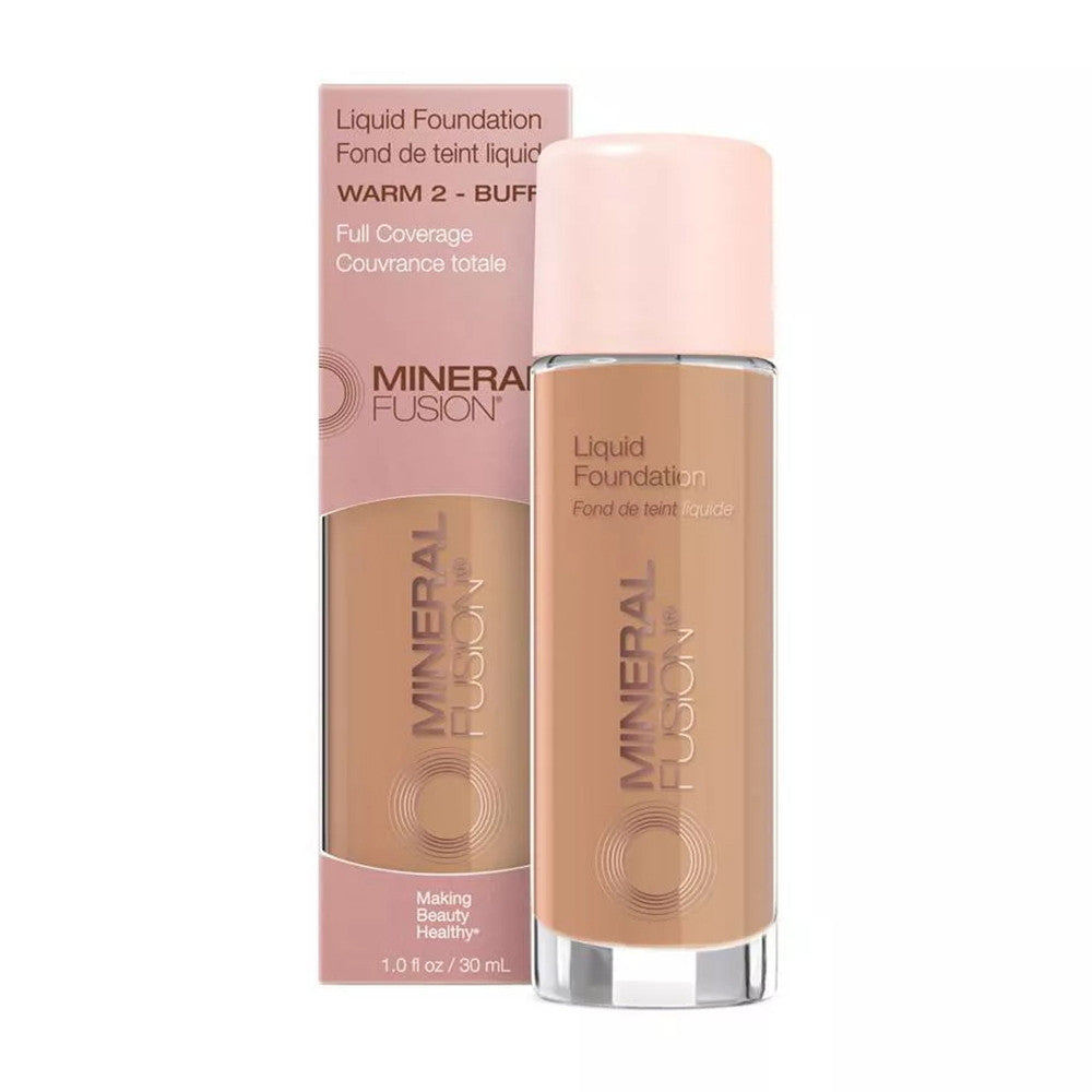 Mineral Fusion Age Defying Liquid Foundation Warm 2 Buff, 1 Oz